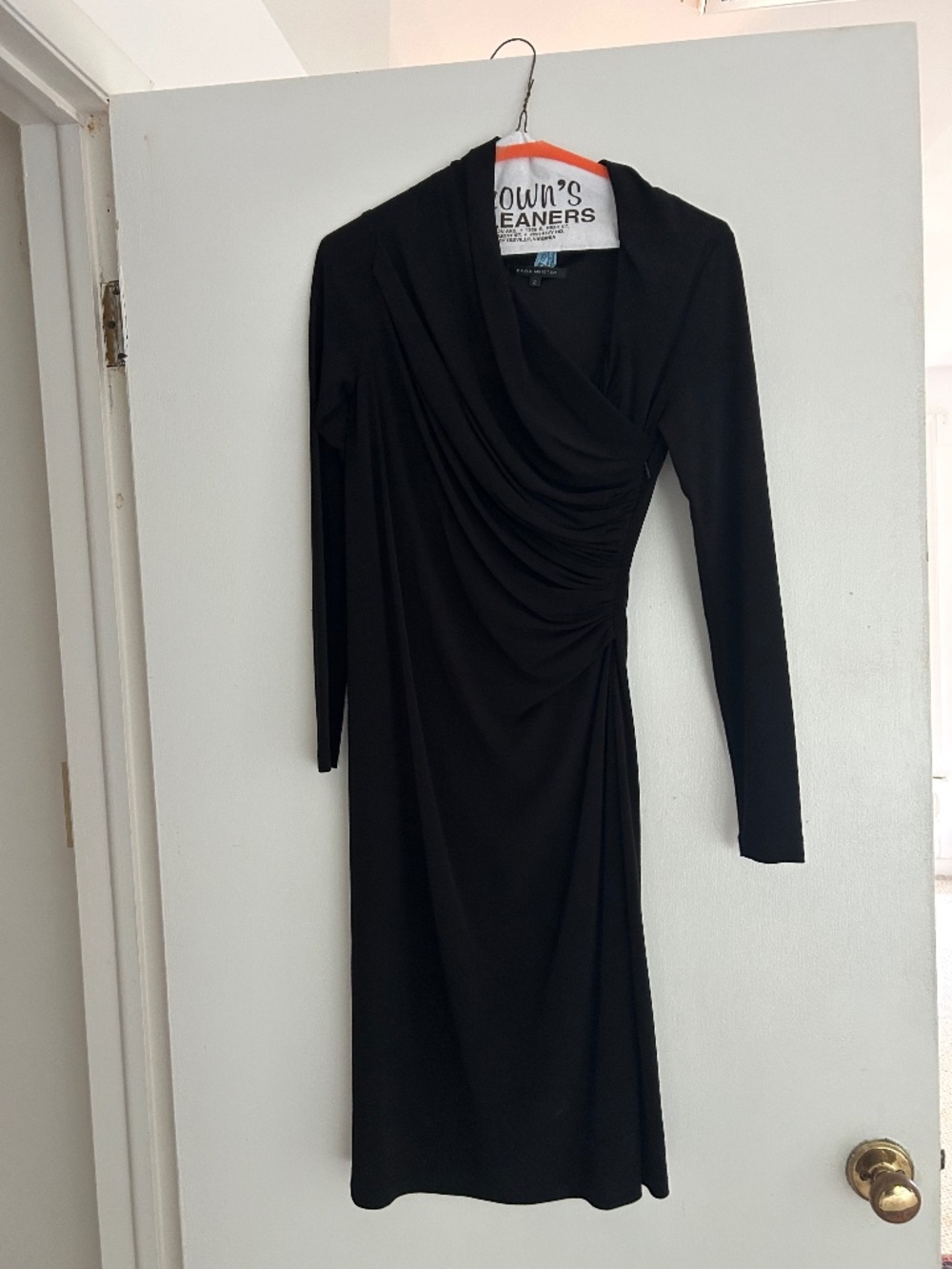 David Meister black cocktail dress